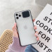 STR Clear Slide Camera Case for iPhone XS/X - Black