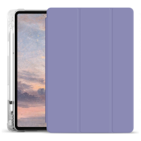 STR Air Protection Case for iPad Pro 12.9 (2018 | 2020) Silicone Flip Case with Stylus Holder - Lavender