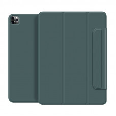 Магнитный силиконовый чехол-книжка STR Buckles Magnetic Case for iPad Pro 11 (2018 | 2020 | 2021) - Dark Green