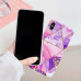 STR Geometric Marble Case for iPhone XS Max - Purple/Rose