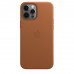 Чехол STR Leather Case for iPhone 12 mini (с MagSafe) - Saddle Brown