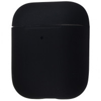 Чехол STR Silicone Case Slim for AirPods 1/2 (black)