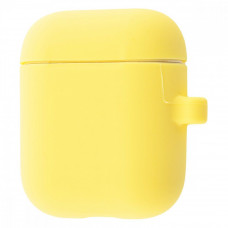 STR Silicone Case Slim with Carbine for AirPods 1/2 (yellow)