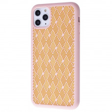 STR Silicone Weaving Case iPhone 11 Pro (pink sand)