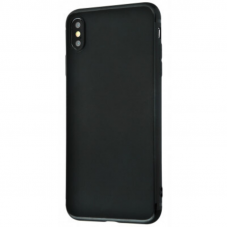 Case STR Silicone 0.5 mm Black Matt iPhone X/Xs