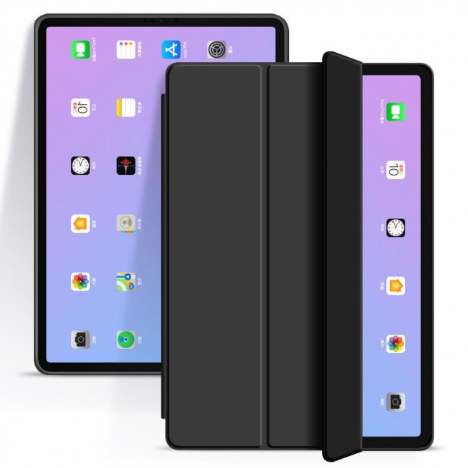 Силиконовый чехол-книжка STR Soft Case для iPad Air 4 10.9 (2020) - Black