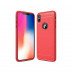 Чехол STR Stripe Carbon Fiber TPU Case for iPhone X/Xs - Red