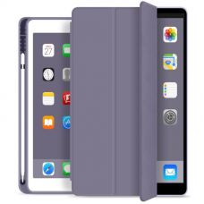 Чехол-книжка с держателем для стилуса STR Trifold Pencil Holder Case PU Leather for iPad 9.7 (2017-2018) - Lavender