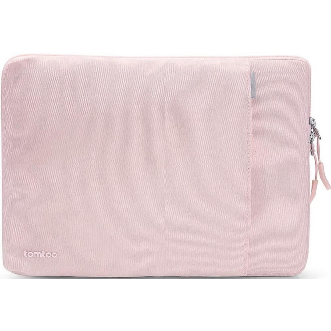 Tomtoc 360° Zip Shockproof Sleeve for MacBook Pro 13 (2016-2020) / Air 13 (2018-2020) - Baby Pink (A13-C02C)