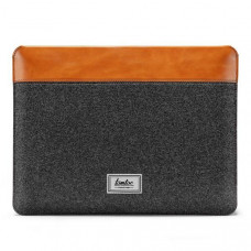 Чехол-папка на магните Tomtoc Felt & Leather Sleeve for MacBook Air 13 (2018-2021) | Pro 13 (2016-2021) - Brown