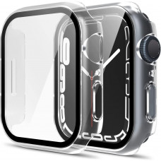 STR Tempered Glass Case for Apple Watch 41 mm (Series 7) - Transparent