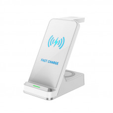 Док-станция STR 3 in 1 Wireless Charger Dock H15 (для iPhone/Apple Watch/AirPods) - White