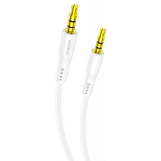 Кабель AUX FONENG BM22 Audio Cable (3.5 mm to 3.5 mm / 100cm) - White