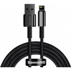 Cable Baseus Tungsten Gold Fast Charging Lightning 2.4A (2m) - Black (CALWJ-A01)