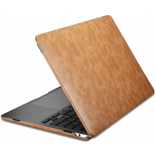 Кожаный чехол-накладка iCarer Microfiber Slim Series for MacBook Air 13 (2018-2020) - Brown