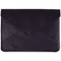 Handmade Leather Case for MacBook Pro 15 (2016-2019) / Pro 16 (2019) - Black (03008)