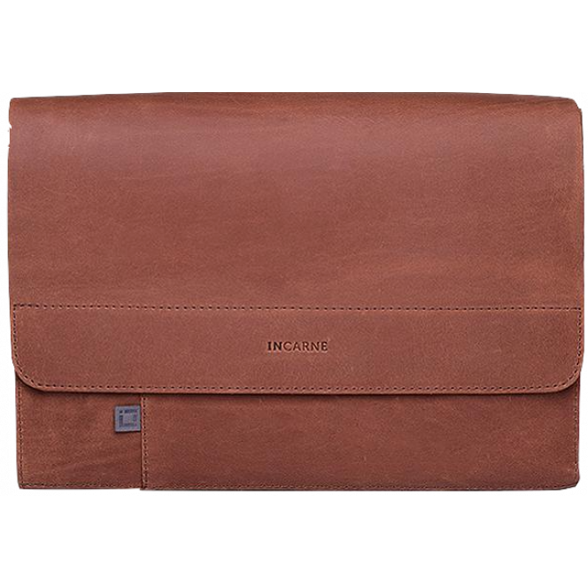 INCARNE ATLAS Handmade Leather Case for MacBook Air 13 (2018-2020) / Pro 13 (2016-2020) - Cognac