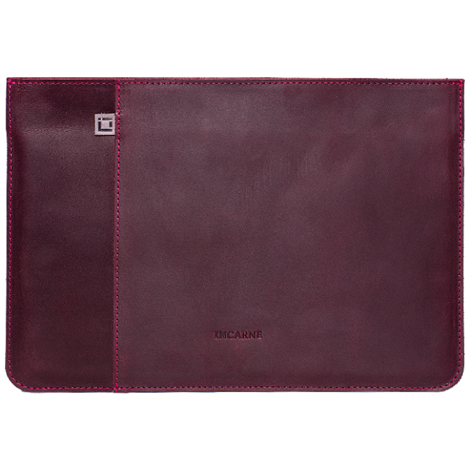 INCARNE BRICK Handmade Leather Case for MacBook Air 13 (2012-2017) - Bordeaux