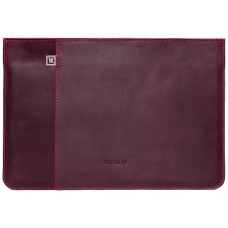 INCARNE BRICK Handmade Leather Case for MacBook Air 13 (2018-2020) / Pro 13 (2016-2020) - Bordeaux