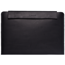 INCARNE HORIZON handmade leather case for any laptop (custom tailoring) - Black