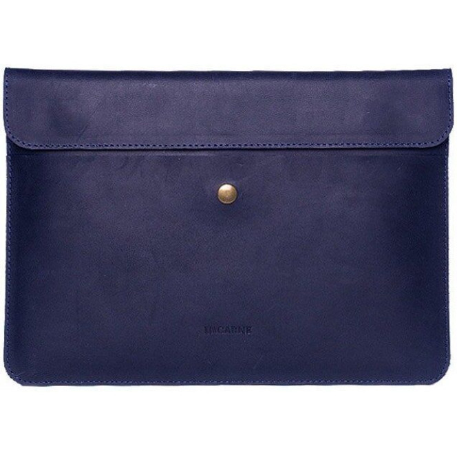 INCARNE LAB Handmade Leather Case for MacBook Air 13 (2018-2020) / Pro 13 (2016-2020) - Blue