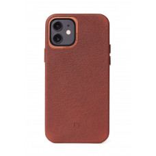 Кожаный чехол-накладка Decoded Back Cover для iPhone 12 | 12 Pro (с MagSafe) из итальянской кожи - Brown (D20IPO61BC6CBN)