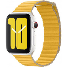 Leather strap STR Leather Loop Band for Apple Watch 38/40/41 mm (Series SE/7/6/5/4/3/2/1) - Meyer Lemon