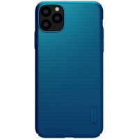 Матовый чехол-накладка Nillkin Super Frosted Shield Case for iPhone 11 Pro - Peacock Blue