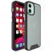 Матовый прозрачный противоударный чехол STR Space Case for iPhone 11 Pro - Black