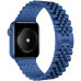 Металлический ремешок STR 5-Bead Rolex Metal Band for Apple Watch 38/40/41 mm (Series SE/7/6/5/4/3/2/1) - Blue