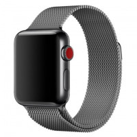 Металлический ремешок STR Milanese Loop Band for Apple Watch 42/44/45 mm - Space Gray