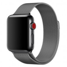 Metal strap STR Milanese Loop Band for Apple Watch 42/44/45 mm - Space Gray