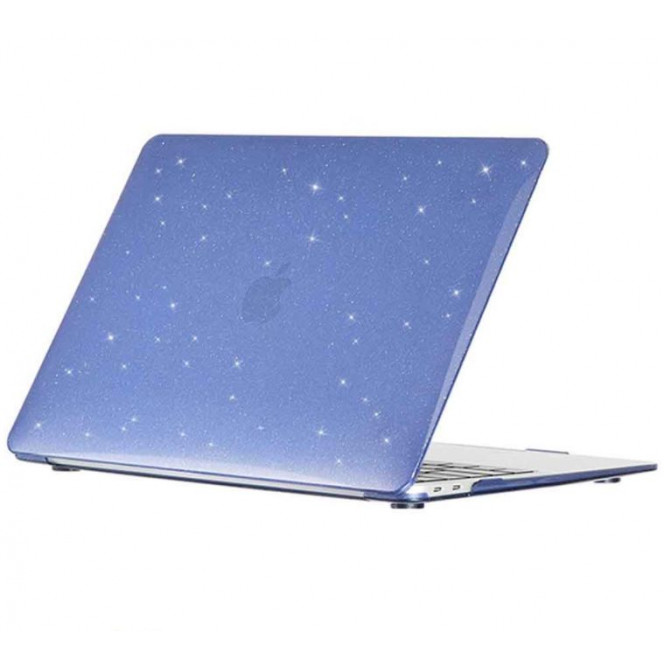 STR Glitter Hard Shell Case for MacBook Air 13 (2018-2020) - Dark Blue