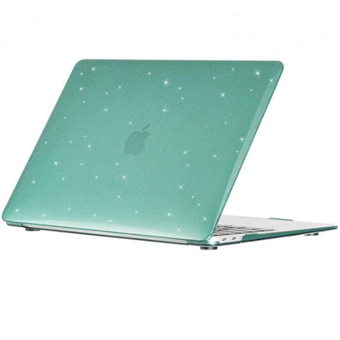 STR Glitter Hard Shell Case for MacBook Air 13 (2018-2020) - Green