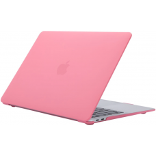 Пластиковый матовый чехол-накладка STR Matte Cream Hard Shell Case for MacBook Air 13 (2018-2020) - Cream Pink