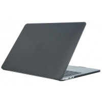 Пластиковый матовый чехол-накладка STR Matte Hard Shell Case for MacBook Pro 13 (2016-2020) - Black