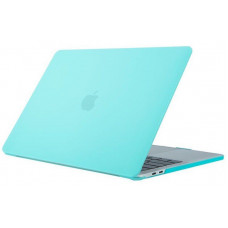 Пластиковый матовый чехол-накладка STR Matte Hard Shell Case for MacBook Pro 13 (2016-2020) - Teal