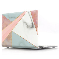 Пластиковый матовый чехол-накладка STR Pattern Hard Shell Case for MacBook Air 13 (2018-2020) - Marble S20