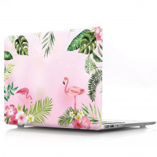 STR Pattern Hard Shell Case for MacBook Air 13 (2018-2020) - Flamingos H3