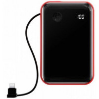 Baseus Mini S Digital Display Power Bank 10000mAh 3A (With Lightning Cable) - Black (PPXF-E01)