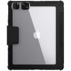 Противоударный чехол с защитой камеры Nillkin Bumper Leather Case Pro for iPad Pro 12.9 (2020 | 2021) - Black