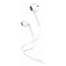 Wired headphones FONENG T41 Half In-Ear Earphone (3.5mm / 120cm) - White