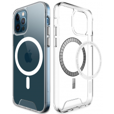 Прозрачный противоударный чехол с MagSafe STR Space Case for iPhone 13 Pro Max - Clear