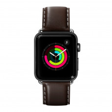 Ремешок LAUT OXFORD для Apple Watch 38/40/41 mm (Series SE/7/6/5/4/3/2/1) - Espresso (LAUT_AWS_OX_ES)