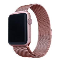 Metal Strap STR Milanese Loop Band for Apple Watch 38/40/41 mm (Series SE/7/6/5/4/3/2/1) - Rose Gold