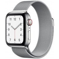 Metal Strap STR Milanese Loop Band for Apple Watch 38/40/41 mm (Series SE/7/6/5/4/3/2/1) - Silver