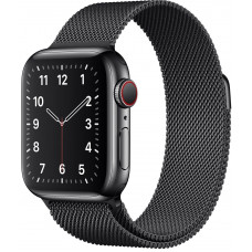 Metal strap STR Milanese Loop Band for Apple Watch 38/40/41 mm (Series SE/7/6/5/4/3/2/1) - Space Black