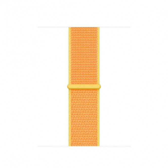 Nylon STR Sport Loop Band for Apple Watch 38/40/41 mm (Series SE/7/6/5/4/3/2/1) - Canary Yellow