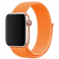 Нейлоновый ремешок STR Sport Loop Band for Apple Watch 38/40/41 mm (Series SE/7/6/5/4/3/2/1) - Papaya