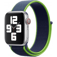 Nylon STR Sport Loop Band for Apple Watch 38/40/41 mm (Series SE/7/6/5/4/3/2/1) - Neon lime